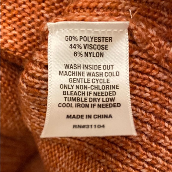 Wonderly Rust Orange Sweater - Picture 8 of 10